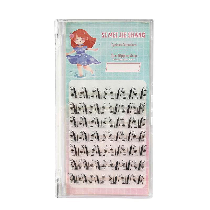 

Натуральные густые сегментированные накладные ресницы высокой вместимости