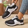 Fashion Women Shoes New Mix Color Lace Up Sport Sneaker Women Plus Size Thick Bottom Vulcanized Shoes Woman Non Slip Casual Running Shoe