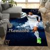Ronaldo's Skillful Kick Area Rug Suitable for Living Rooms Decorate Room Bedrooms Study Room Antislip Carpet Decorate Offices Birthday/Christmas Gift
