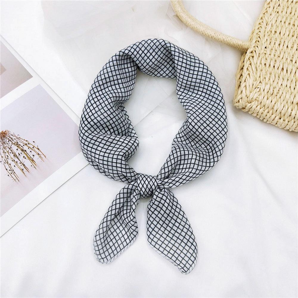 Versatile Cotton Linen Silk Scarf: Spring & Autumn Unisex Small Square Neck & Head Accessory