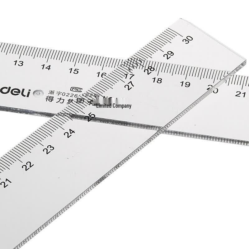Deli 6230 30cm Rulers (2-Pack)