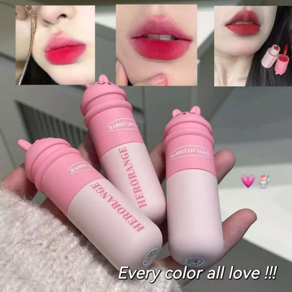 Smooth&Mist Lip Clay Blendable Non-Drying Matte Lightweight Lip Glaze Korean Style Cute Design