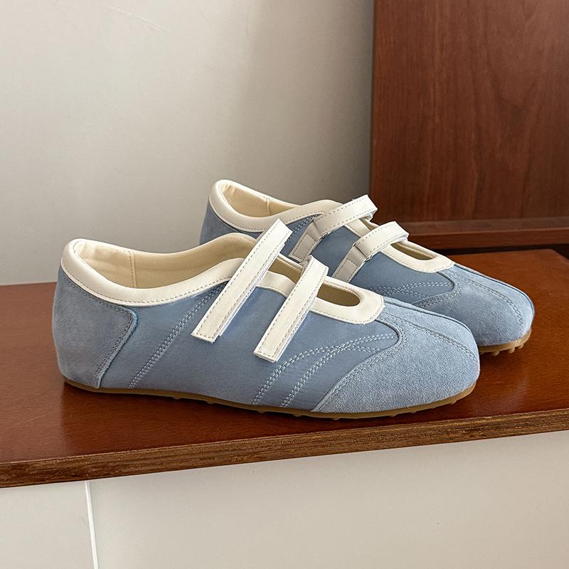 Fashion French Ballet Style Flat Casual Sports Shoes for Women, New Mary Jane Flat Shoes, Comfortable and Breathable for Summer