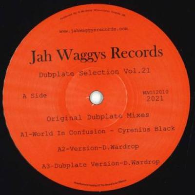 12inch Record CYRENIUS BLACK / CENTRY - World In Confusion; Version; Dubpla WAG12010 Jah Waggy's 2021 UK Reggae, Ska & Dub