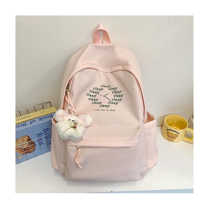 School Bag New Fresh and Sweet Dopamine Candy Color Backpack Junior High School Students Lightweight Large Capacity Backpack