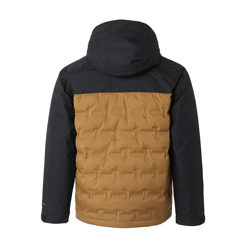 Columbia City Outdoor Series Waterproof Thermal Insulated Zip-Up Hooded Jacket Men Jacket Khaki WE7857-257