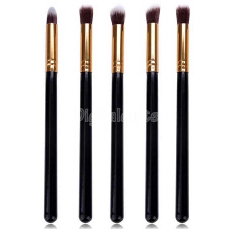 Buy 5pcs Eye Brushes Set Eye Shadow Blending Pencil Brush Makeup Tools ...