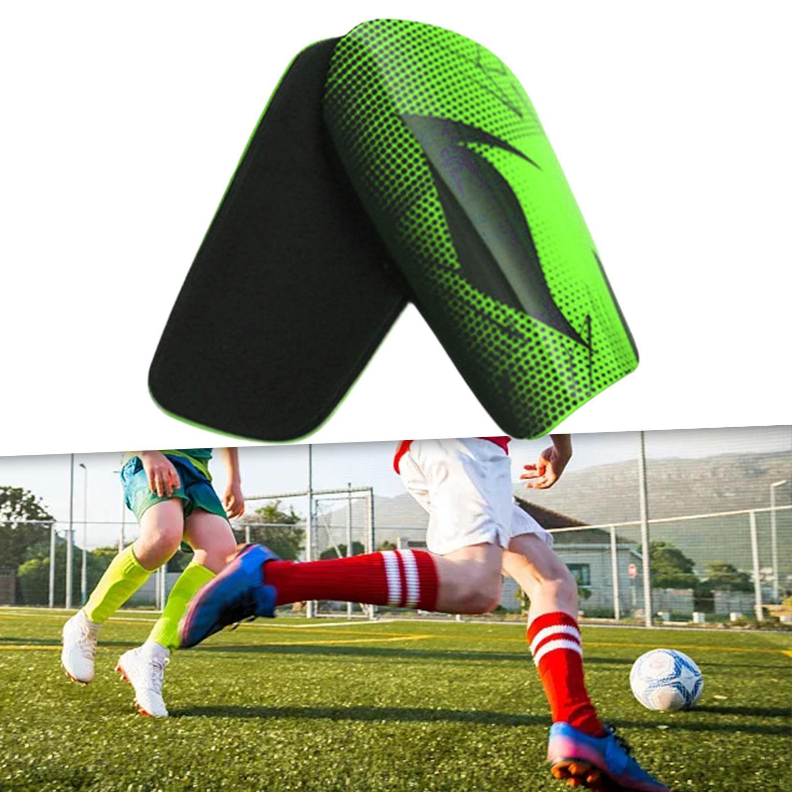 

2 шт. Футбольные щитки для голени, спортивная защита голени, компактная защитная футбольная экипировка