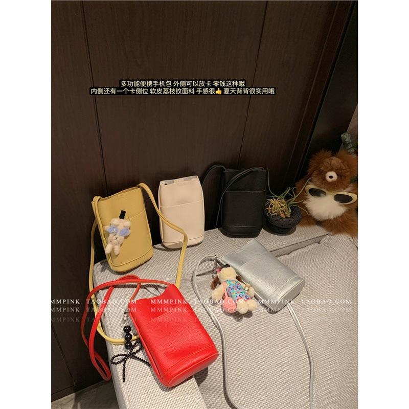 Multi-color Mobile Phone Bag Multifunctional Soft Leather Messenger Bag Women's New Lightweight and Exquisite Summer Bag