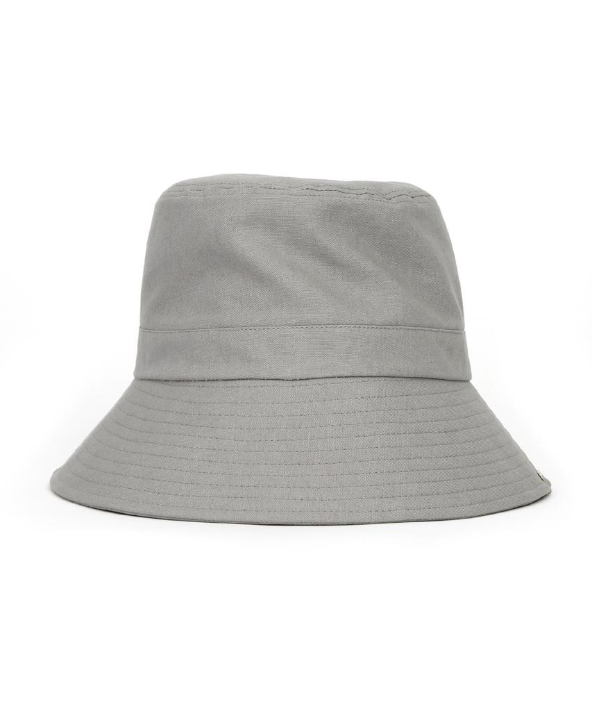Eondeokeonteulolseutyudio Linen Bucket Hat Hide Bucket / Linen / Grey