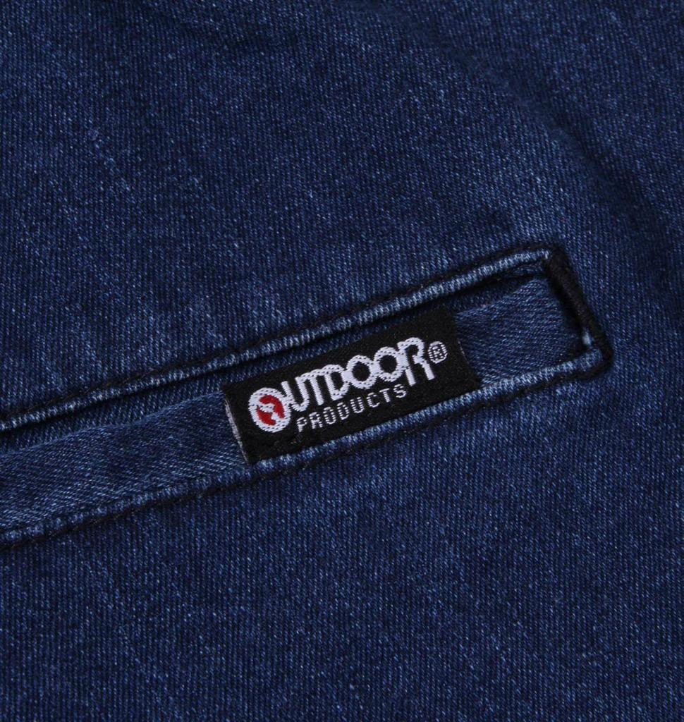 [Mid, Specializing in Plus Sizes] Pants (Outdoor Products) OUTDOOR PRODUCTS Plus Size Cool-Touch Denim Easy Pants, 5L, Blue, Men's, 1012543101-2-5L