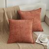 Pillow Cover Does Not Contain Core, Double-sided Chenille Edge Solid Color Pillow, Office Sofa Back Pillow, Bedside Cushion Cover