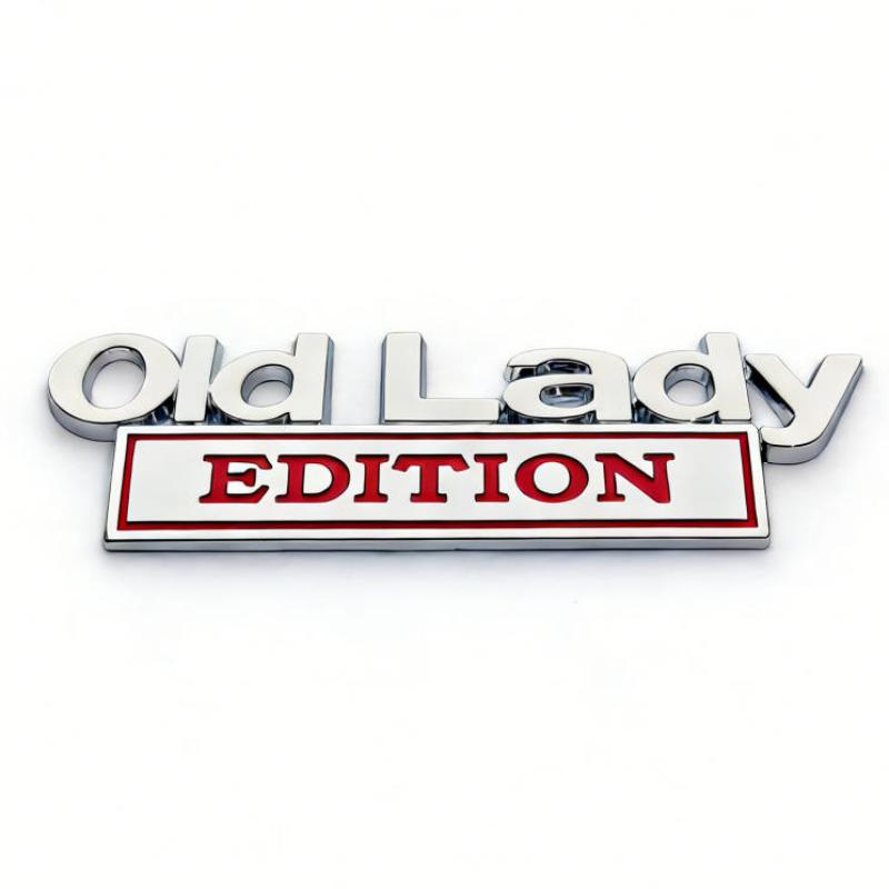 Edizione Anziana Decalcomania Metallica per Auto, Badge, Emblema, Adesivo Styling per Carrozzeria, Portiera, Bagagliaio, Decorazione Moto, Accessori Auto