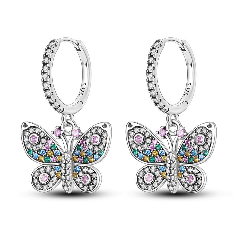 Copper Dangle Charm Beads Insect Birds Butterfly Original Accessories Bracelets Diy For Pendant Necklace Making For Women