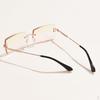 Sunglasses for , Rectangle Cut Retro Tinted Lens UV400 Rimless Shades