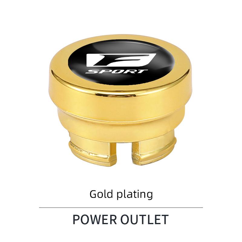 

Car Cigarette Lighter Cover Dust Cap Decorative Accessories For Lexus F-SPORT ES RX NX LS UX LM LX GX LC RZ IS CT GS RC HS SC TX
