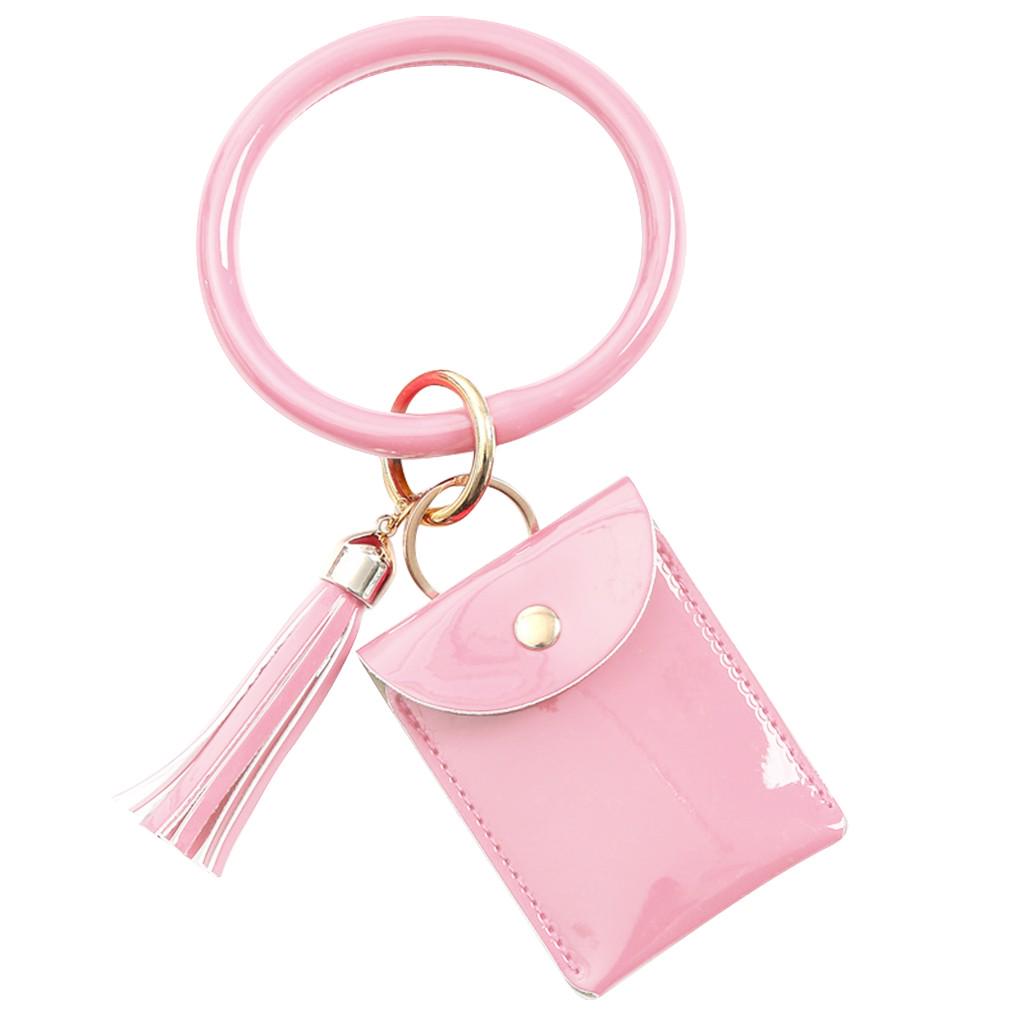 designer keychain card holder