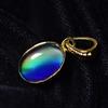 CERTIFIED Natural 15.90 Ct Opal 18K Gold Plated Multicolor Loose Gems Pendant MY.PDG-331-NS