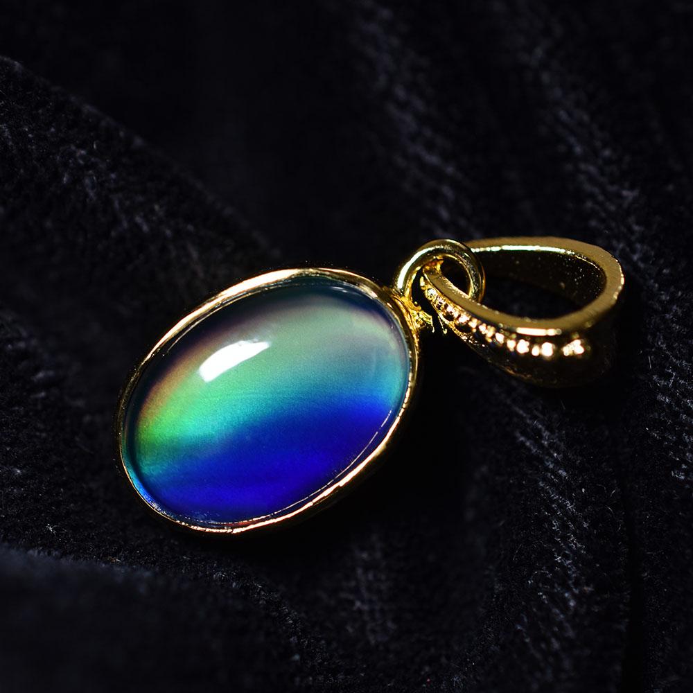 CERTIFIED Natural 15.90 Ct Opal 18K Gold Plated Multicolor Loose Gems Pendant MY.PDG-331-NS