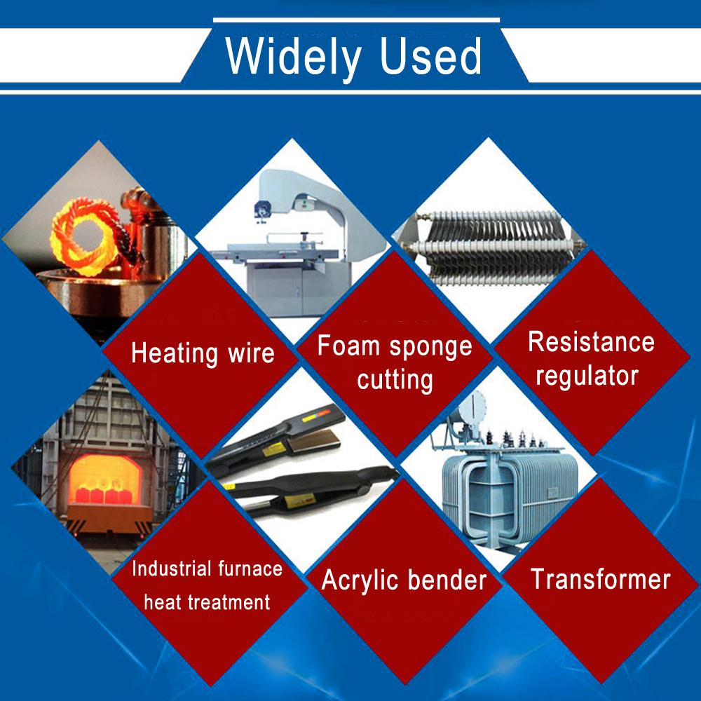 0,08 mm – 3,0 mm Hochtemperaturdraht, hitzebeständiger Nichromdraht, Allzweck-Stützdraht, Basteldraht (Länge 1/5/10/50M)