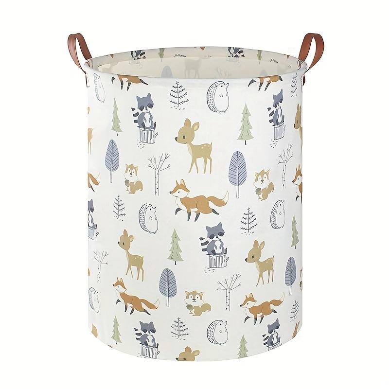 Large Cotton Laundry Basket clothes Storage Organizer Foldable Hamper for Bedroom Multi-Purpose HomeContainer with Handles