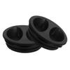 2Pcs Outdoor Patio Umbrella Base Cover Black 35Mm Drainage Hole Umbrella Stand Weight Rust Prevention Water Bottle Lids