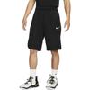 Nike Logo Print Elastic Waist Sport Straight Fit Mid-Rise Casual Shorts Men Bottoms Black AJ3915-010