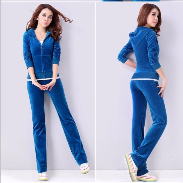 

Оксамитовий спортивний костюм з капюшоном 2025: Жіночий коригуючий костюм-двійка для осені/зими M (Below 95 lbs)