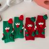 Christmas Holding Hands Socks Funny Magnetic Suction 3D Doll Couple Socks Unisex Couple Socks Winter Christmas Supplies Gift