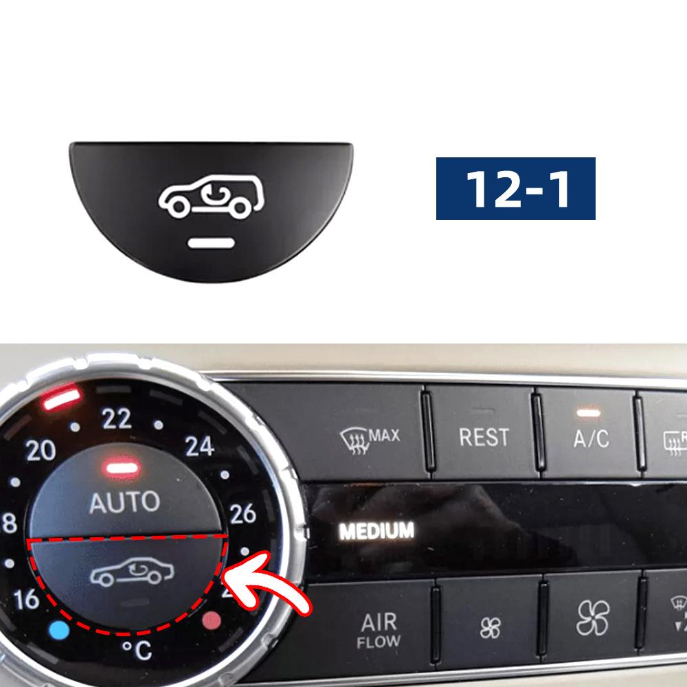 AC Air Conditioning Climate Control Switch Button for Mercedes Benz C ML SL CLS GLK GLE GLS G W204 X204 W218 W166 W292 W263 W231