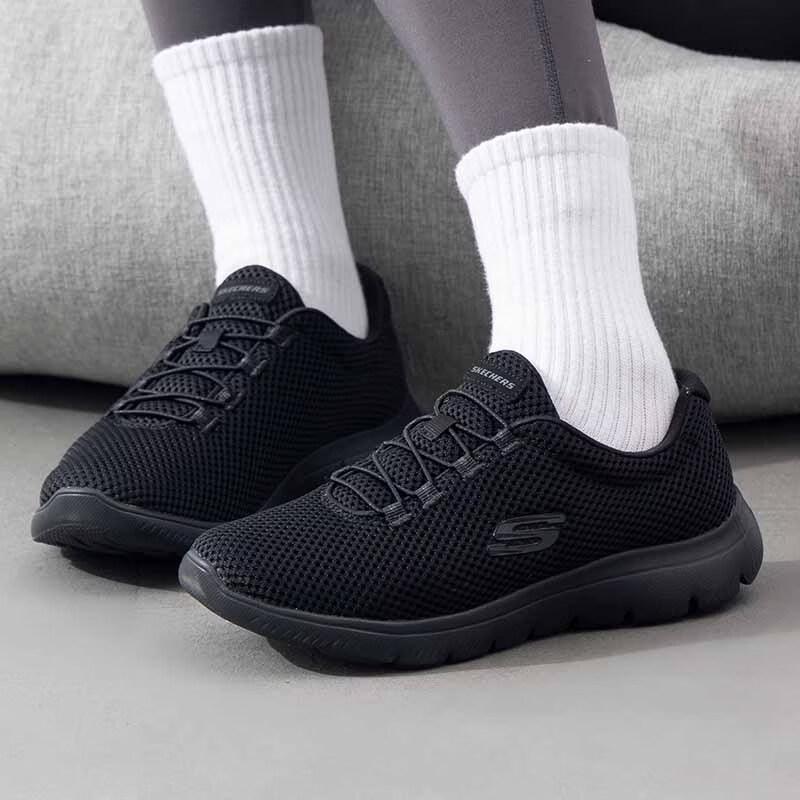 Skechers Women s 12985-BBK Casual Shoes US 6.5