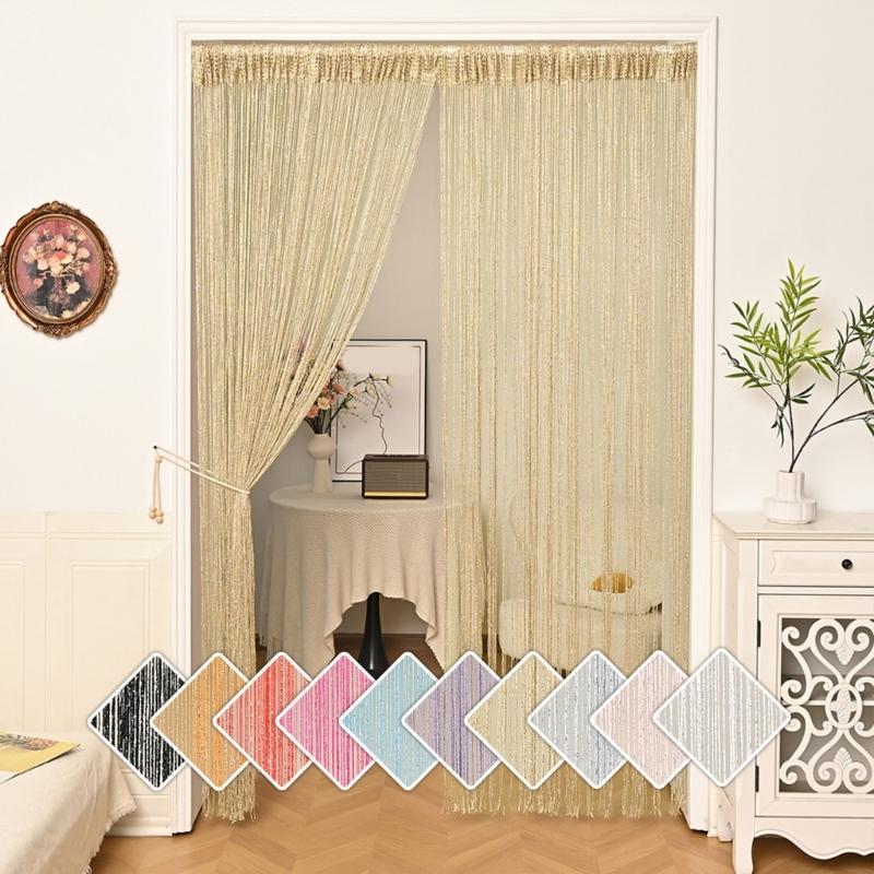 Modern Line Window Net Curtain Against Culicid Plan Thin Polyester Substance Simple Home Improve
