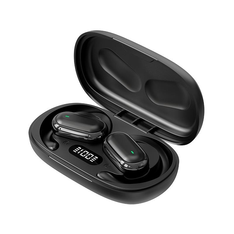 Wireless Bluetooth Earphones, Ear-hook Earbuds Power Display Earphone for HD Sound Headphones Sports Music Headsets
