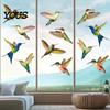 Reusable Window Decal Bird Stickers, Anti-Collision Strike Prevention Decal, Static Cling Glass Safety Film for Windows Doors, UV Reflective