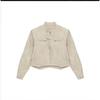 Stylish PU Leather Jacket Men Women Short Loose Fit With Tie-Dye Detail Casual Outerwear
