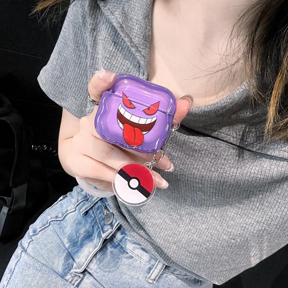 New Pocket Monsters Classic Pokmon Gengar Earphone Case for Airpods 4 Pro 2 1 2 3 Wireless Bluetooth Earphone Protective Cover