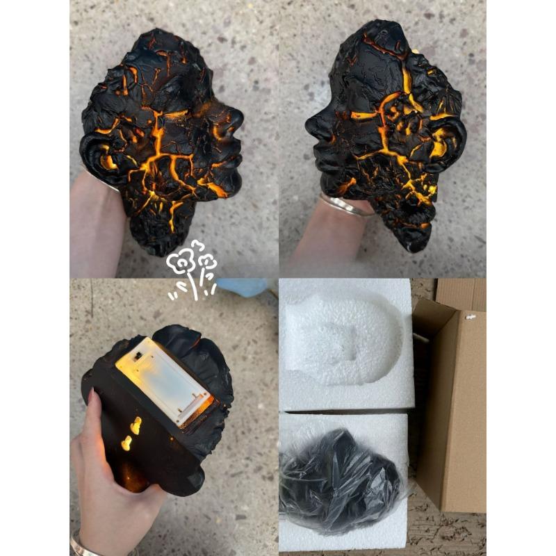 1PC New Cracked Soul Wall Light Cracked Soul Wall Light Resin Crafts