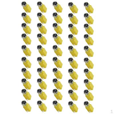 50 Pieces DC Geared Motor, 3-6, Motor Support/Bracket for Diy Buliding Robot Car Tool Chassis