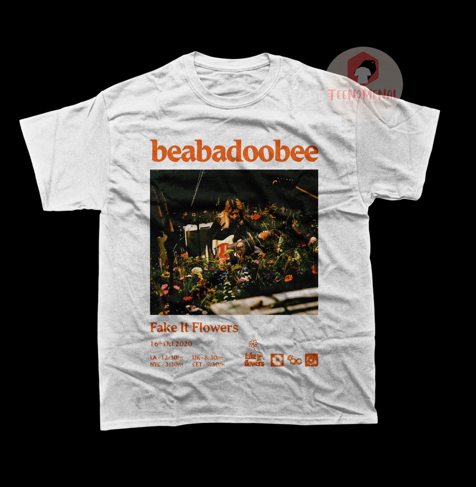 Beabadoobee Unisex T-Shirt - Fake It Flowers Album Tee - Indie Music Artist Merch - Gift For Fans 4XL