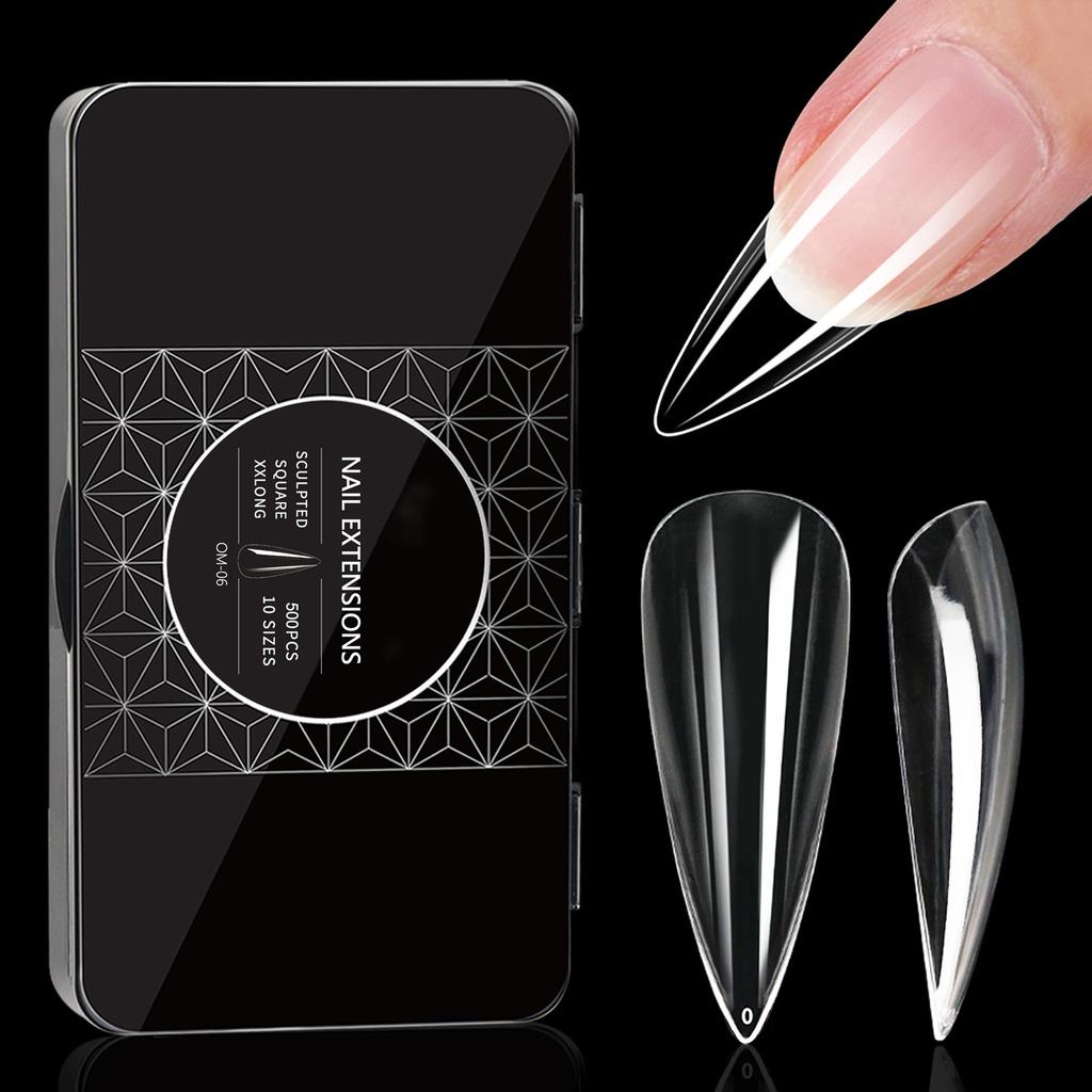 Soft Gel Nail Tips Long Lasting and Natural Looking Nail Tips for Beautiful Manicure for Women Girls