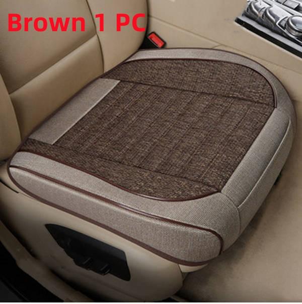 Universal Car Seat Covers Breathable Linen Front Seat Protector Cushions Classic Seat Decoration Protective Mat Accessories