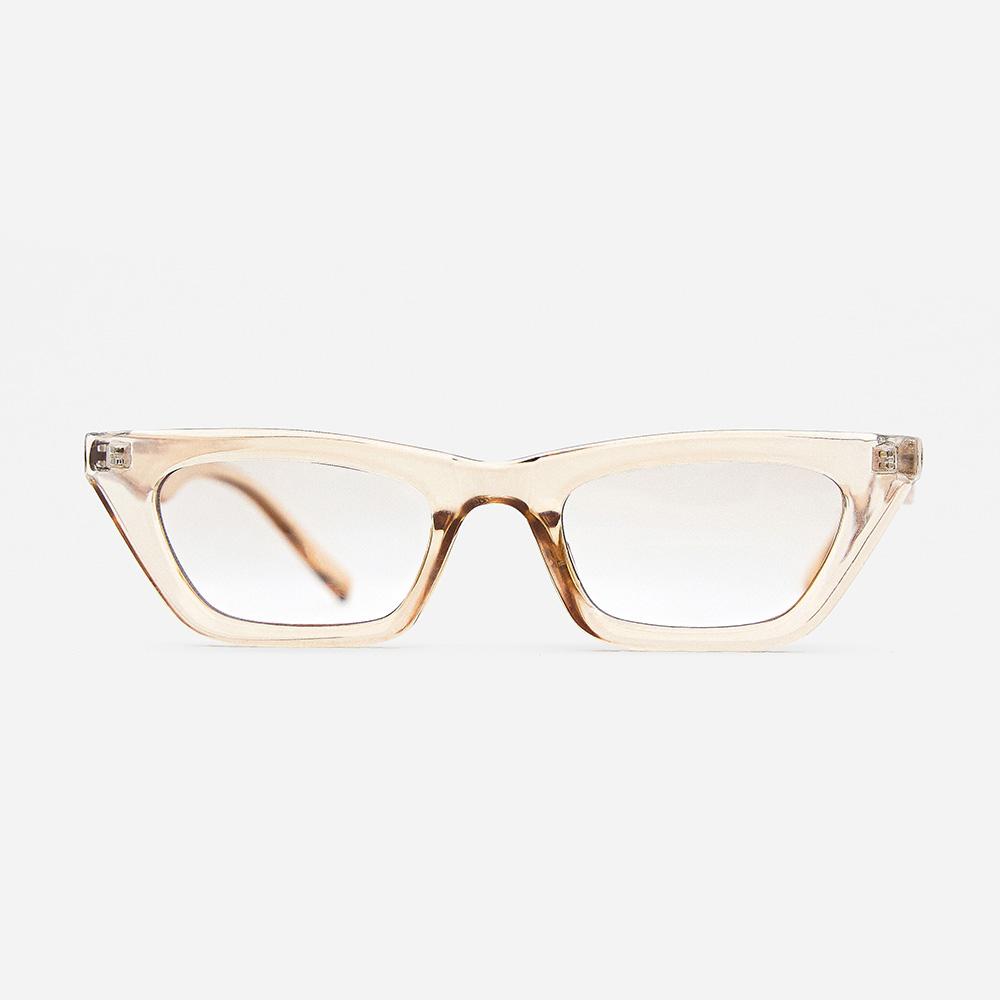 Lukadiseu Lk05 Butter Clear Low Cat-Eye Sunglasses