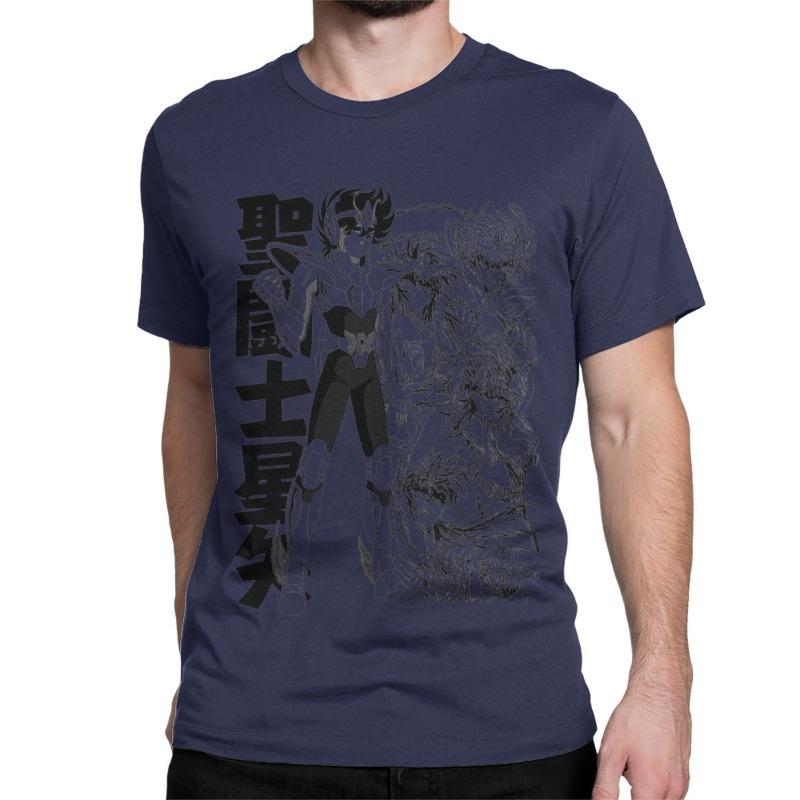 Novelty Knights of The Zodiac Japanese Anime TShirt for Men Women Pure Cotton T Shirts Saints Seiya Short Sleeve Tees Tops