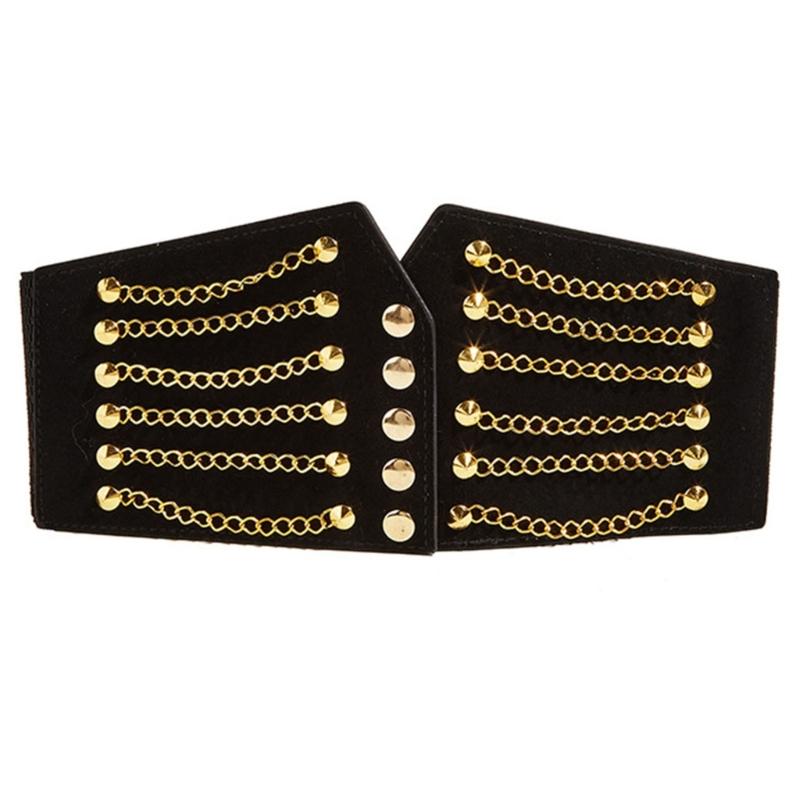 Girls Punk Waist Belt for Banquet Idol Costume Jewelry Waist Body Jewelry for Party/Club for Jeans Pants Belt