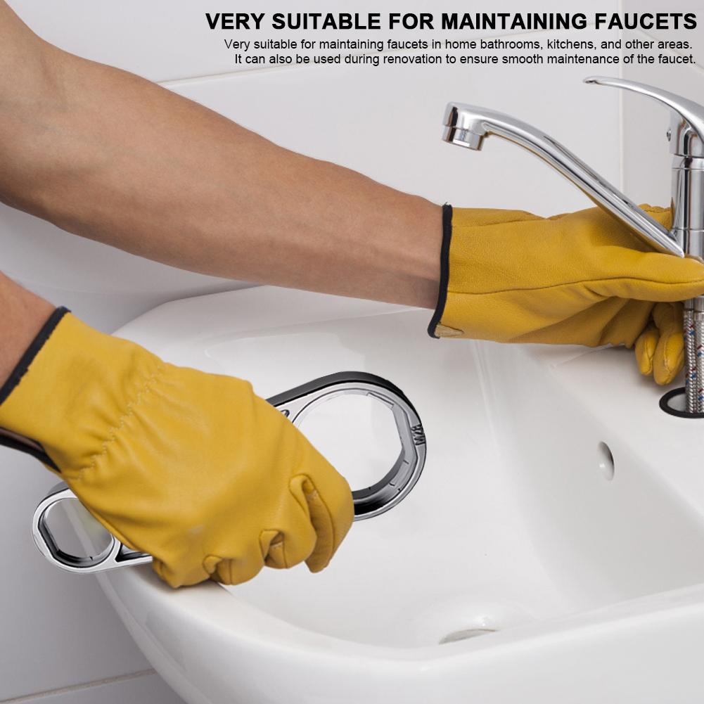 Faucet Aerator Wrench Flows Adjusting Faucet Bubbler Wrench Multi-Purpose Faucet Aerator Extraction Tool for Homeowners Plumbers