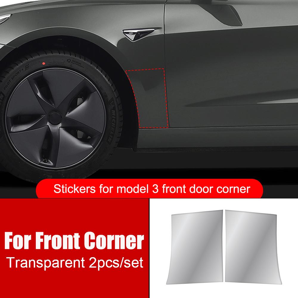 TPU Protective Films For Tesla Model 3 Car Headlights Taillights Fog Lights Protector Clear Stickers Lamp Covers Modification