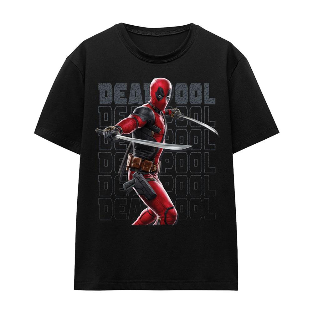 Deadpool & Wolverine Womens/Ladies Wade Katanas T-Shirt