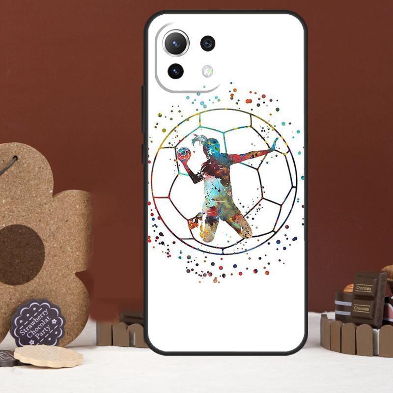 Handball Sport Case For Xiaomi 15T Pro 14T 13T 13 14 15 Ultra 17 Pro Max POCO F5 F6 F7 X5 X6 X7 Pro Cover