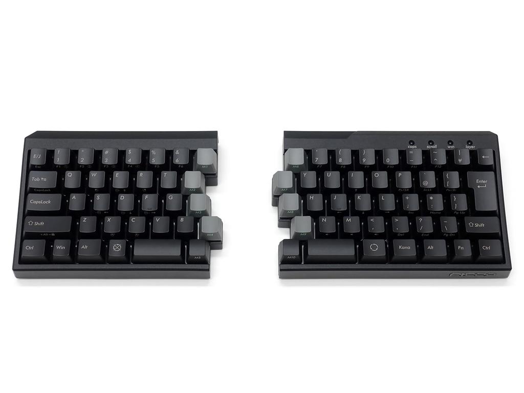 FILCO Majestouch Xacro M10SP Left and Right Separated Type Japanese Layout 76 Keys CHERRY MX Blue Axis Programming Compatible Equipped with 10 Macro