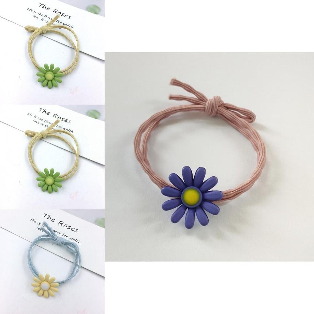 Beautiful Ins Women Daisy Hair Rope Headband With High-elastic Korean Rubber Band